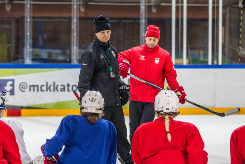 Ice Hockey. Poland national team. Training. 04.01.2022