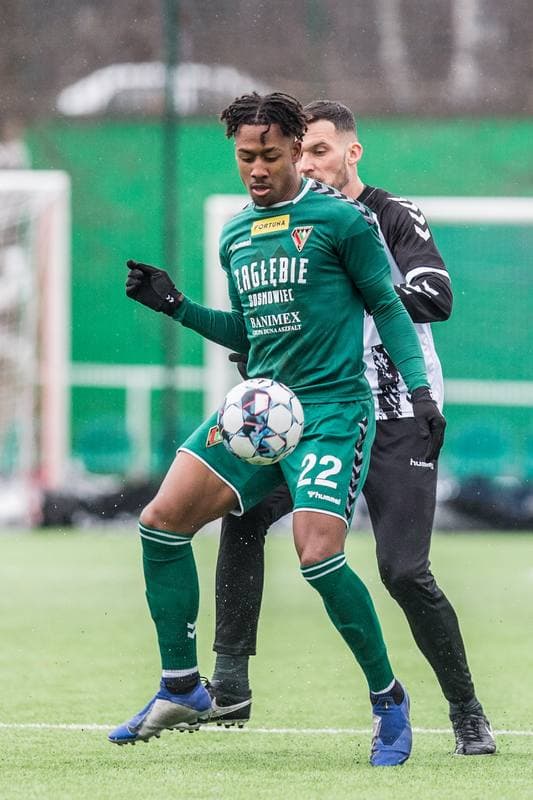 Football. Sparing. Zaglebie Sosnowiec - Sandecja Nowy Sacz. 28.01.2022
