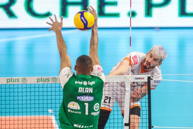 Volleyball. PlusLiga. Jastrzebski Wegiel - Indykpol AZS Olsztyn. 24.10.2023
