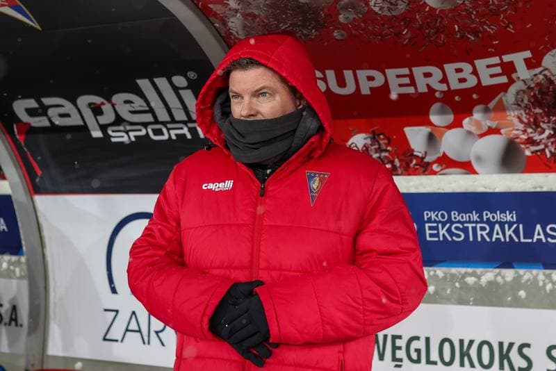 Football. PKO BP Ekstraklasa. Gornik Zabrze - Pogon Szczecin. 01.12.2023