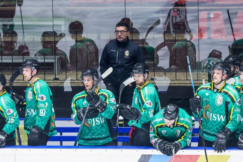 Ice Hockey. Tauron Hokej Liga. Re-Plast Unia Oswiecim - JKH GKS Jastrzebie. 29.10.2023