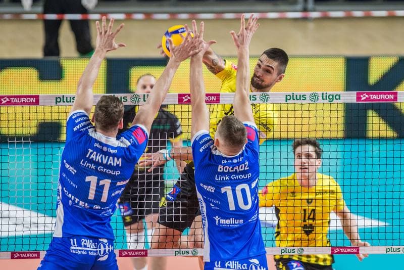 Volleyball. PlusLiga. GKS Katowice - Slepsk Malow Suwalki. 25.02.2022