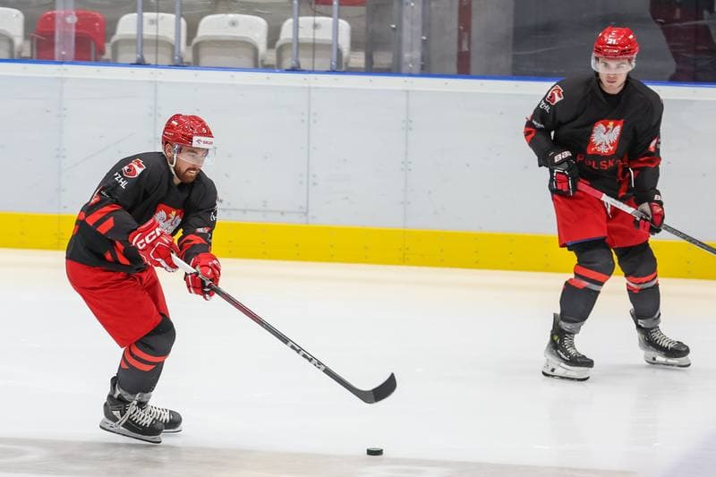 Ice Hockey. Poland national team. Training. 07.11.2023