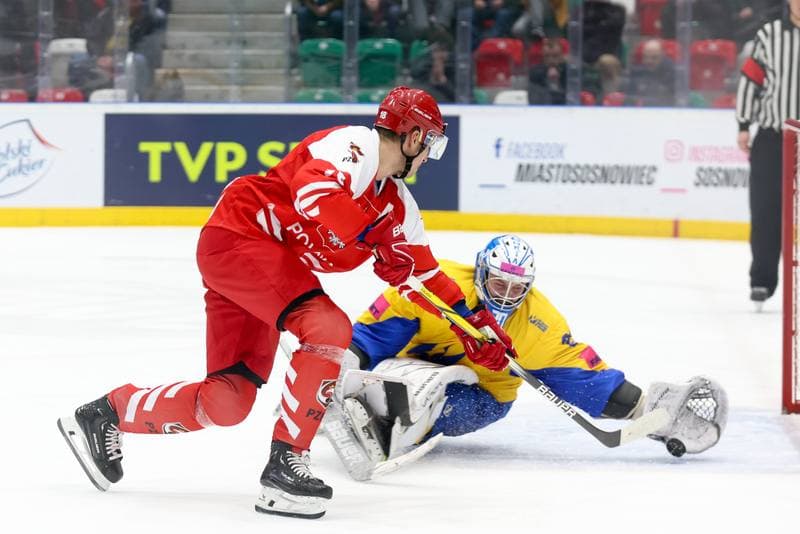 Ice Hockey. Olympic Qualification. Poland - Ukraine. 09.02.2024