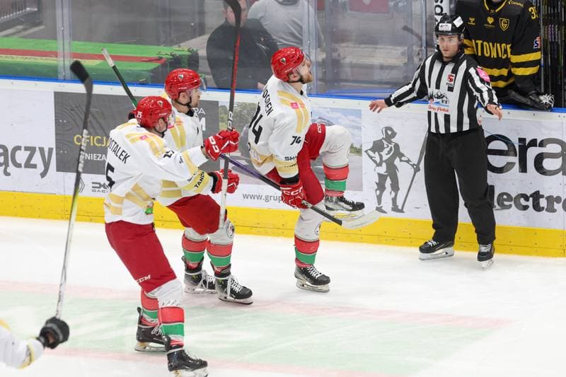 Ice Hockey. Tauron Hokej Liga. Zaglebie Sosnowiec - GKS Katowice. 12.03.2024