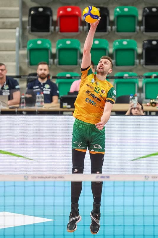 Volleyball. CEV Volleyball Cup. Aluron CMC Warta Zawiercie - Hebar Pazardzik. 23.11.2023