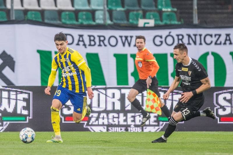 Football. Fortuna I Liga. Zaglebie Sosnowiec - Arka Gdynia. 20.11.2021