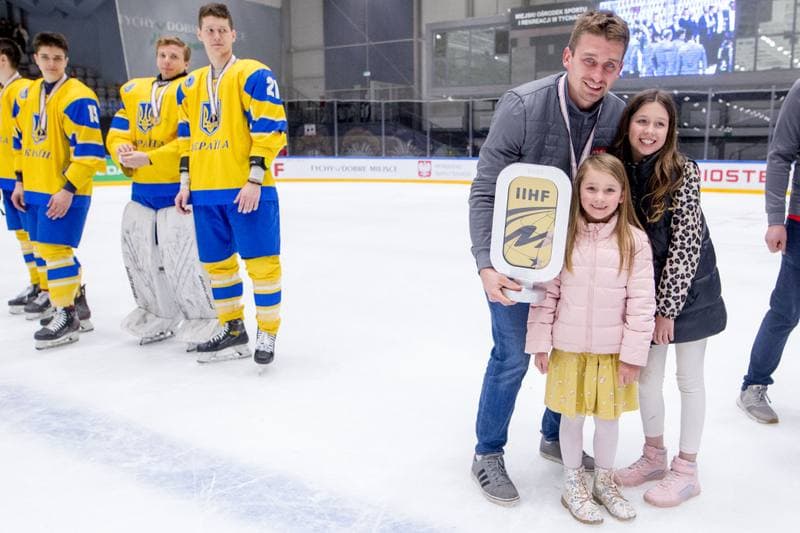 Ice Hockey. World Championship Division 1 Group B. Estonia - Ukraine. 01.05.2022