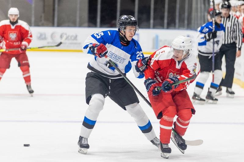 Ice Hockey. U20 World Championship Division 1B. Poland - Estonia. 11.12.2022