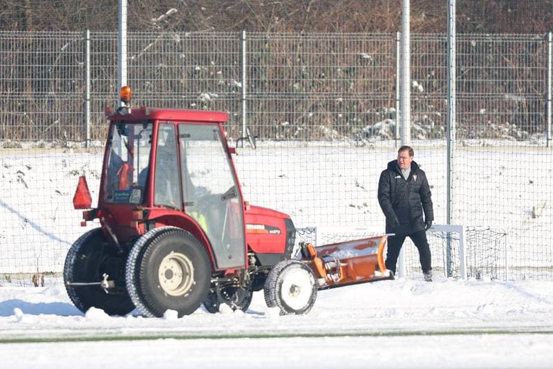 Football. Gornik Zabrze. Training. 10.01.2024