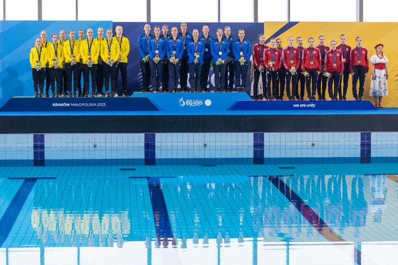 Artistic Swimming. European Games 2023. Team Free Routine Combination. 23.06.2023