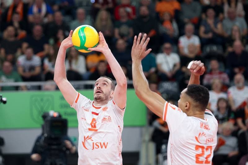 Volleyball. CEV Champions League. Jastrzebski Wegiel - SVG Luneburg. 17.01.2024