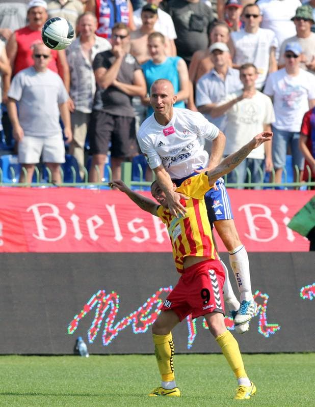 Football. T-Mobile Ekstraklasa. Podbeskidzie Bielsko-Biala - Korona Kielce. 27.08.2011