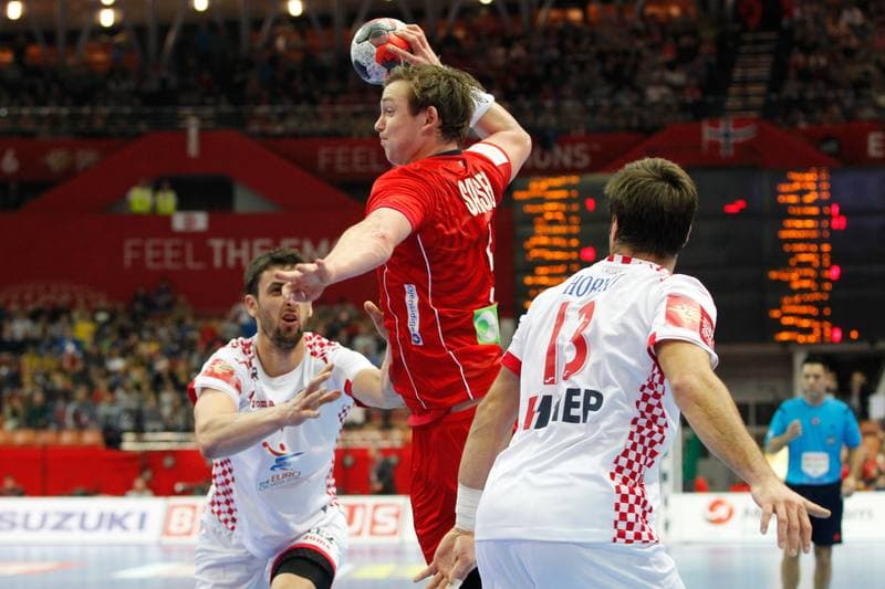 Handball. EHF Euro 2016. Norway - Croatia. 17.01.2016