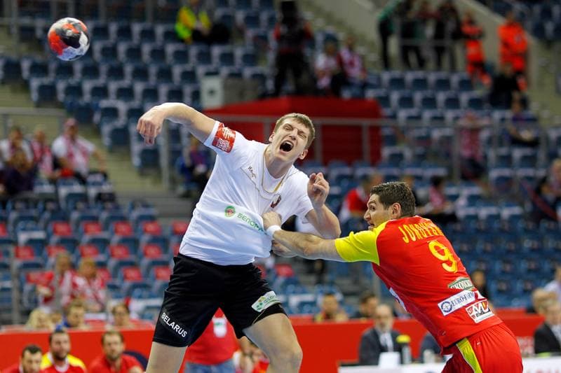 Handball. EHF Euro 2016. FYR Macedonia - Belarus. 27.01.2016