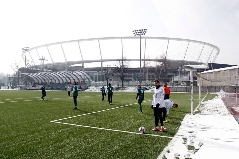Football. Sparing. Rozwoj Katowice - Rekord Bielsko Biala. 20.02.2016