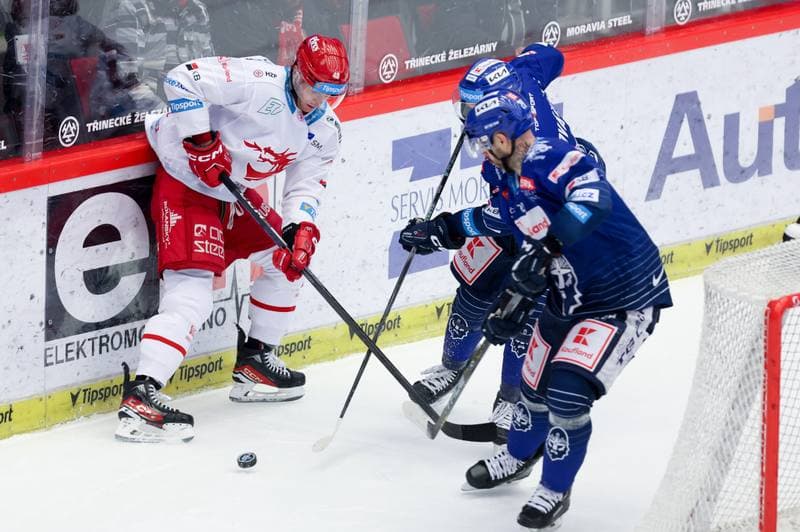 Ice Hockey. Tipsport Extraliga. Ocelari Trinec - Rytri Kladno. 31.01.2024