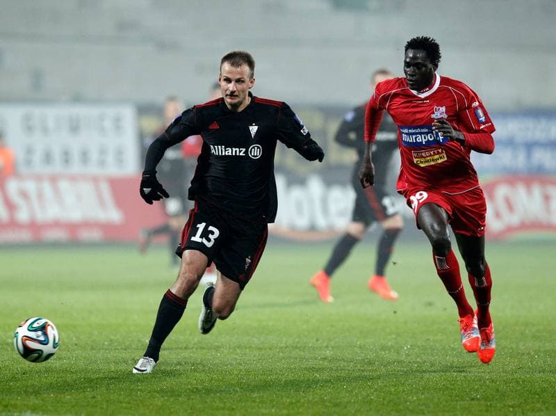 Football. PKO BP Ekstraklasa. Gornik Zabrze - Podbeskidzie Bielsko Biala. 26.10.2015