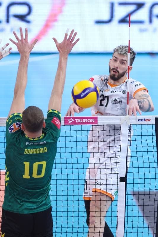 Volleyball. PlusLiga. Jastrzebski Wegiel - GKS Katowice. 03.02.2024