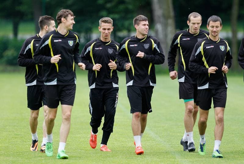 Football. GKS Katowice. Training. 28.05.2015