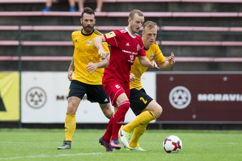 Football. Fortuna Narodni Liga. Fotbal Trinec - Olympia Praha. 19.08.2017
