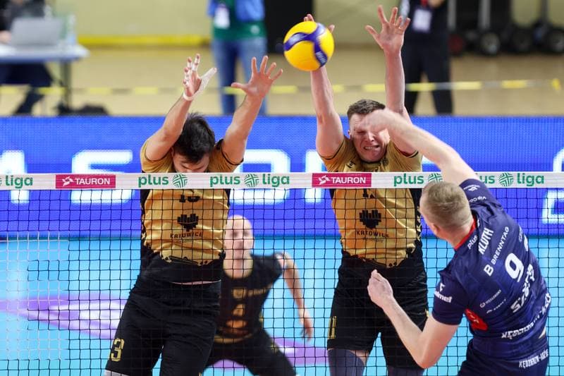 Volleyball. PlusLiga. GKS Katowice - Grupa Azoty ZAKSA Kedzierzyn-Kozle. 10.02.2024
