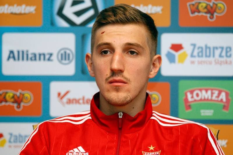 Football. Gornik Zabrze. Press Conference. 11.02.2016