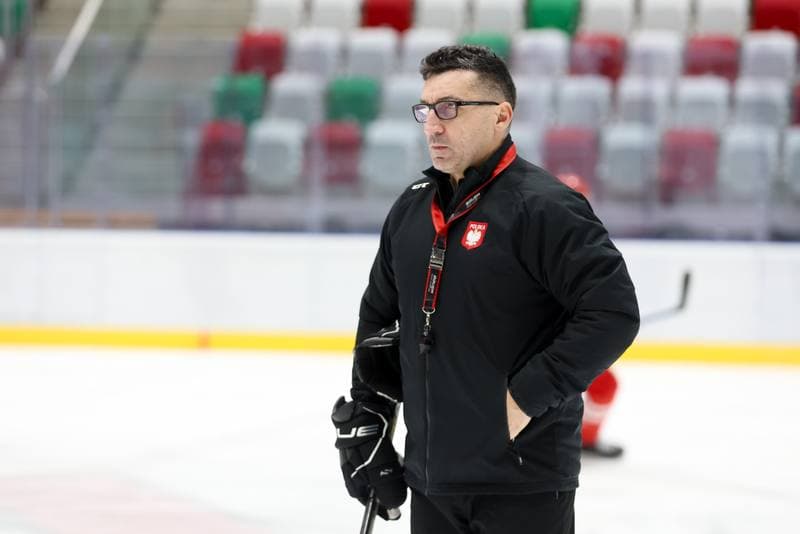 Ice Hockey. Poland national team. Training. 03.02.2024
