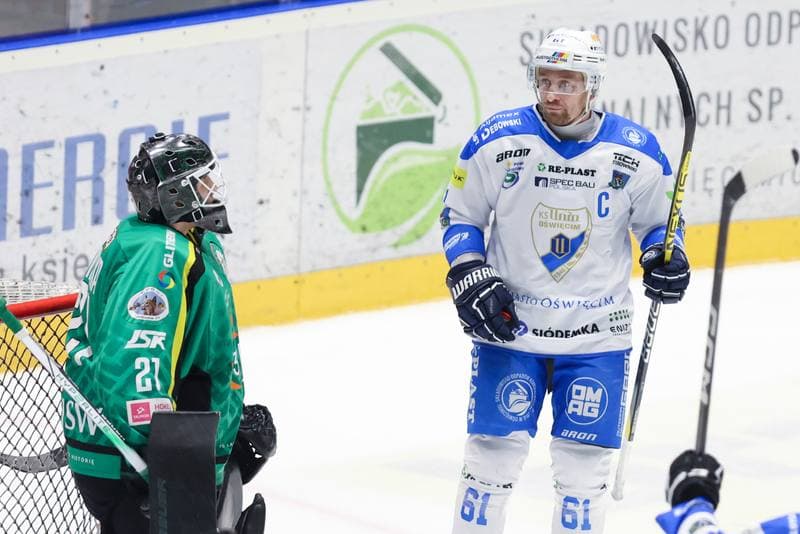 Ice Hockey. Tauron Hokej Liga. Re-Plast Unia Oswiecim - JKH GKS Jastrzebie. 18.02.2024
