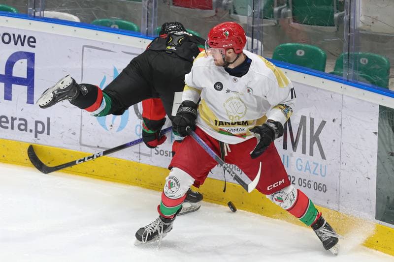 Ice Hockey. Tauron Hokej Liga. Zaglebie Sosnowiec - GKS Tychy. 27.02.2024