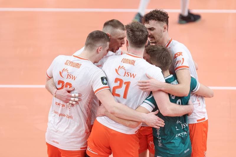 Volleyball. CEV Champions League. Jastrzebski Wegiel - Gas Sales Daiko Piacenza. 28.02.2024