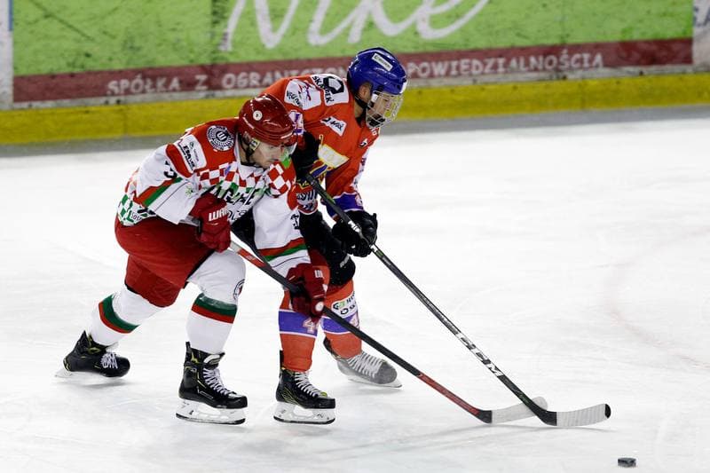 Ice Hockey. Polska Hokej Liga. Zaglebie Sosnowiec - Weglokoks Kraj Polonia Bytom. 28.10.2018