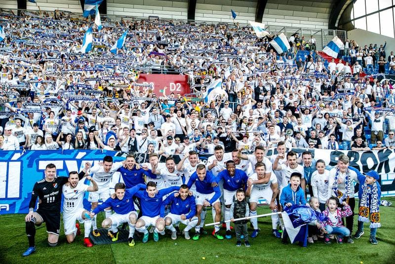 Football. Fortuna:Liga. Banik Ostrava - SFC Opava. 21.04.2019