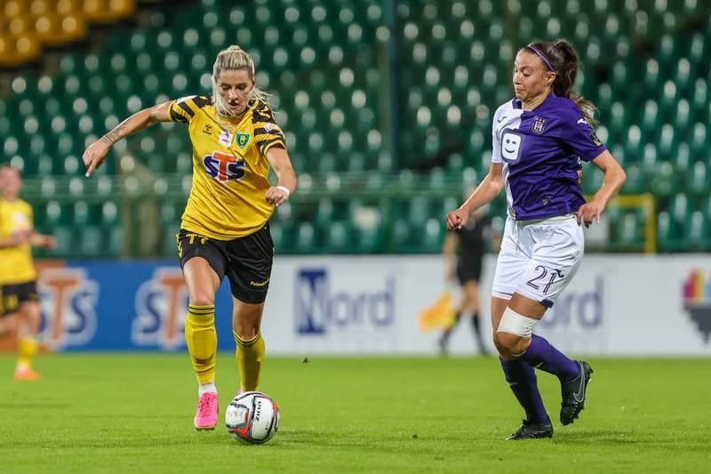 Football. UEFA Women's Champions League. GKS Katowice - RSC Anderlecht. 06.09.2023