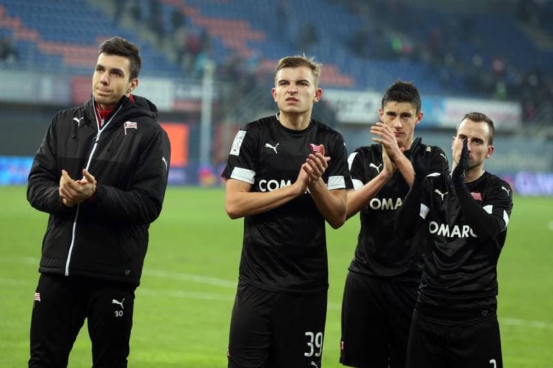 Football. Lotto Ekstraklasa. Piast Gliwice - Cracovia Krakow. 18.11.2017