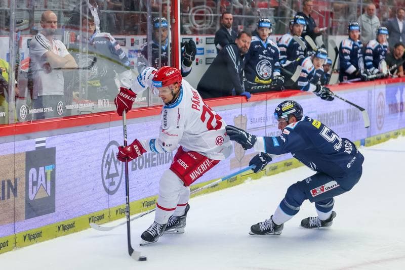Ice Hockey. Tipsport Extraliga. Ocelari Trinec - Bily Tygri Liberec. 21.09.2023