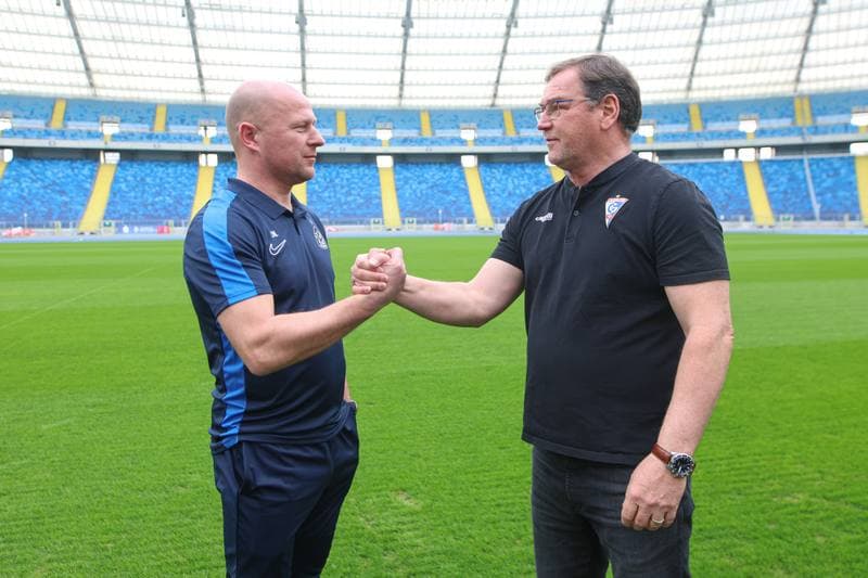 Football. Ruch Chorzow. Press Conference. 14.03.2024