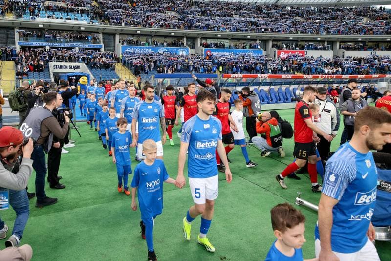 Football. PKO BP Ekstraklasa. Ruch Chorzow - Gornik Zabrze. 16.03.2024