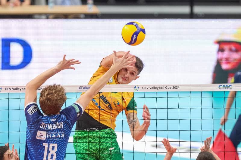 Volleyball. CEV Cup. Aluron CMC Warta Zawiercie - TSV Raiffeisen Hartberg. 25.10.2023