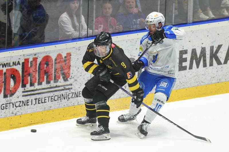 Ice Hockey. Tauron Hokej Liga. Re-Plast Unia Oswiecim - GKS Katowice. 07.04.2024