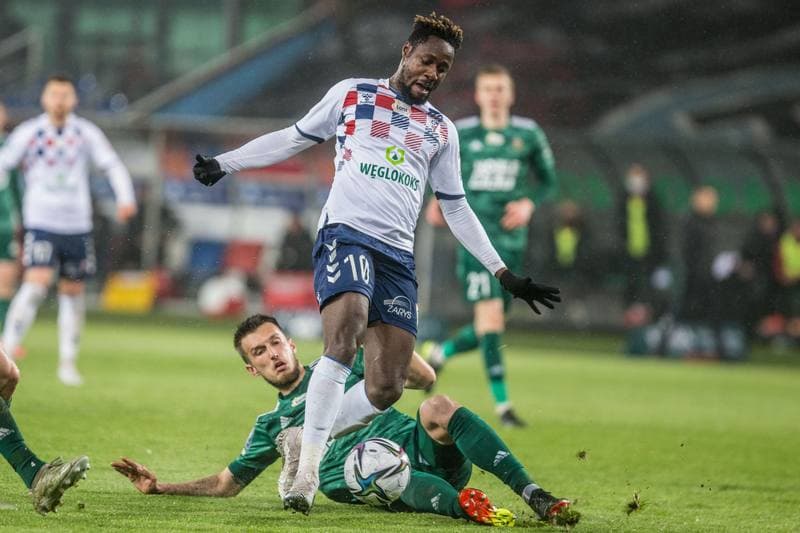 Football. PKO BP Ekstraklasa. Gornik Zabrze - Slask Wroclaw. 16.04.2021