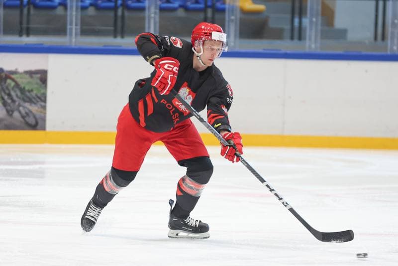 Ice Hockey. Poland national team. Training. 11.04.2024