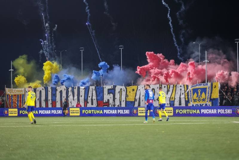 Football. Fortuna Puchar Polski. Polonia Bytom - Arka Gdynia. 08.11.2023