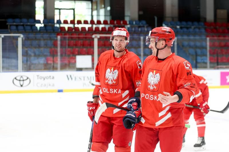 Ice Hockey. Poland national team. Training. 16.04.2024