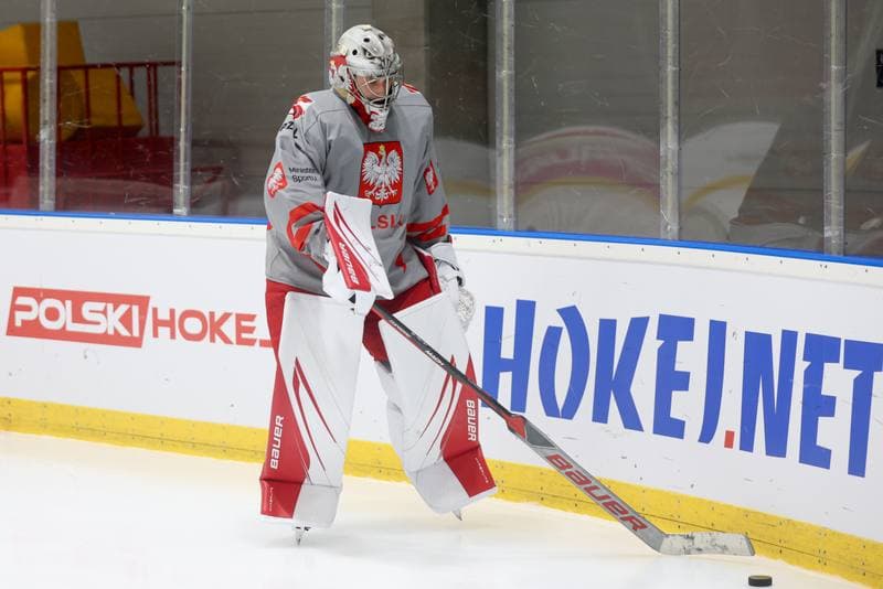 Ice Hockey. Poland national team. Training. 17.04.2024