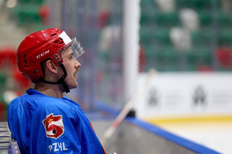 Ice Hockey. Poland national team. Training. 30.04.2024