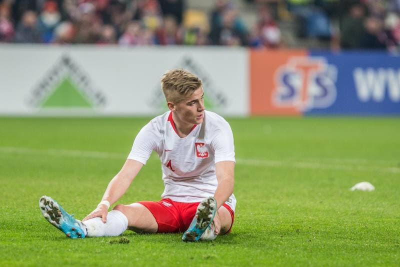 Football. UEFA Elite League. Poland - England. 25.03.2022