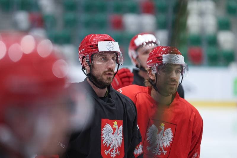 Ice Hockey. Poland national team. Training. 06.05.2024