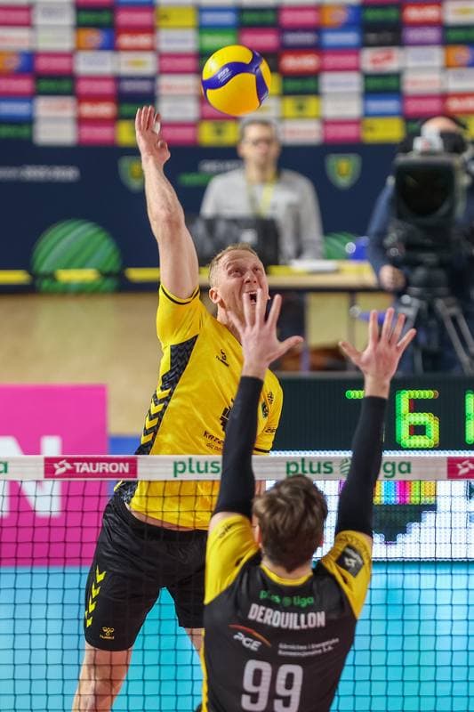 Volleyball. PlusLiga. GKS Katowice - PGE Giek Skra Belchatow. 09.12.2023