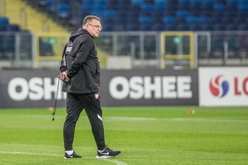 Football. Poland national team. Training. 21.03.2022